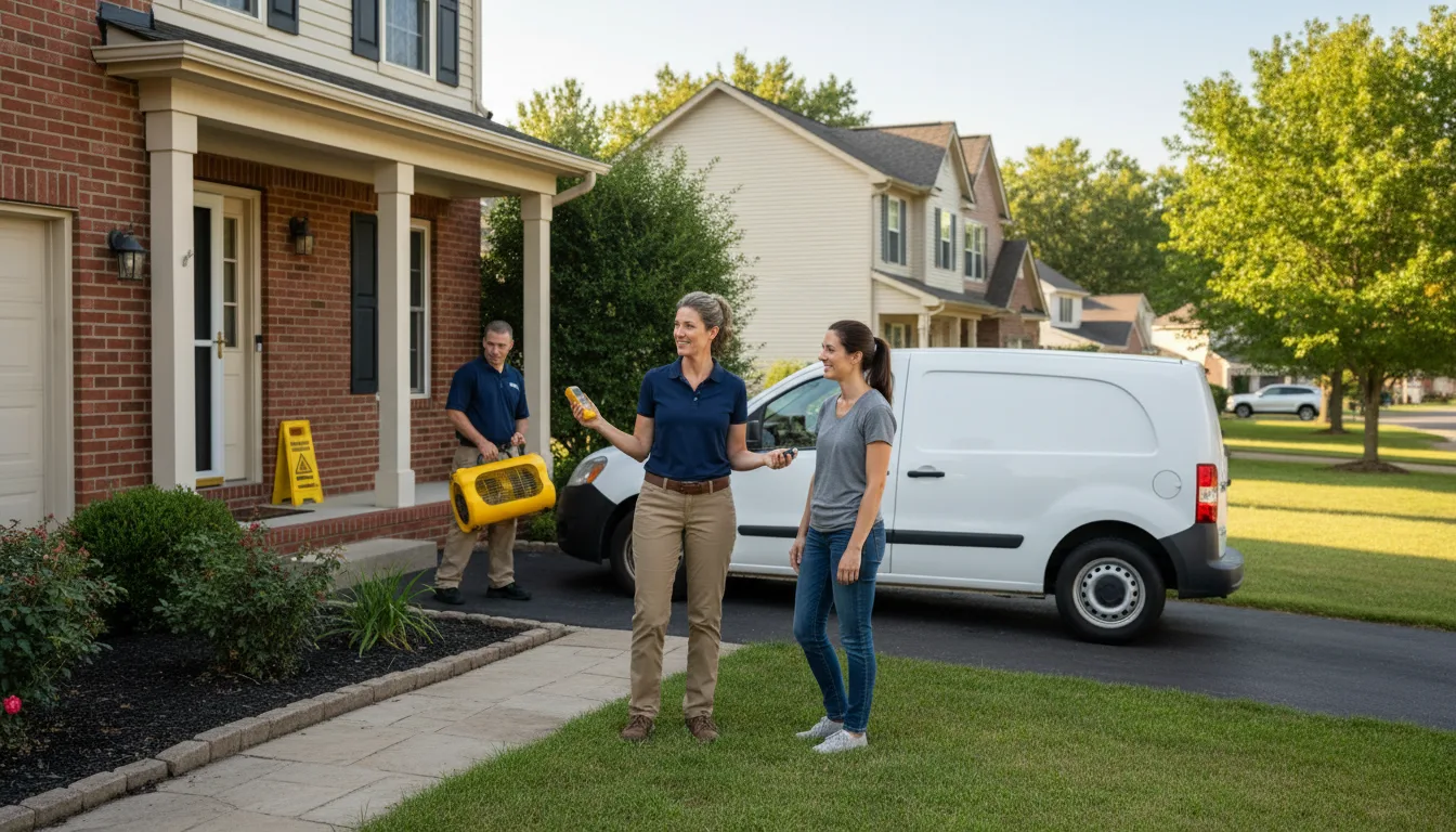 Residential water damage restoration in Geneva, IL